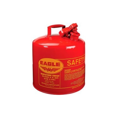 Justrite Eagle Type I Safety Can - 5 Gallons - Red UI50S